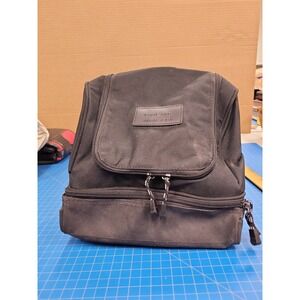 leeds toiletry travel bag black hanging organizer cosmetic makeup case unisex